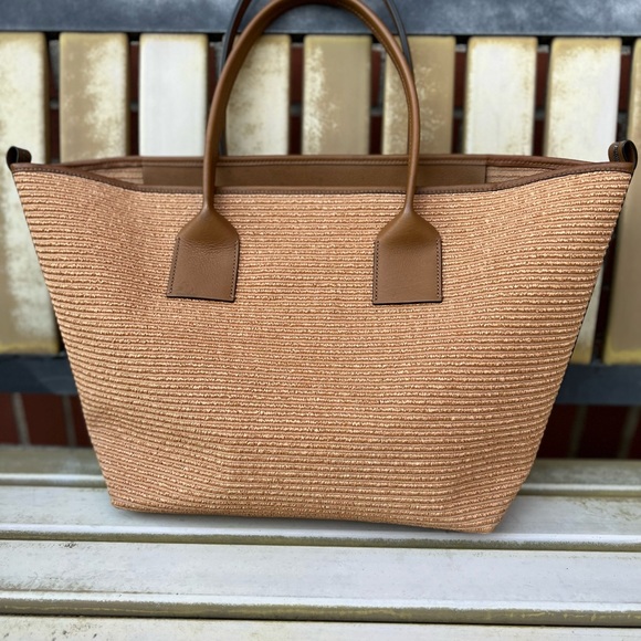 Brunello Cucinelli large poly/leather/monili bag - Picture 4 of 11